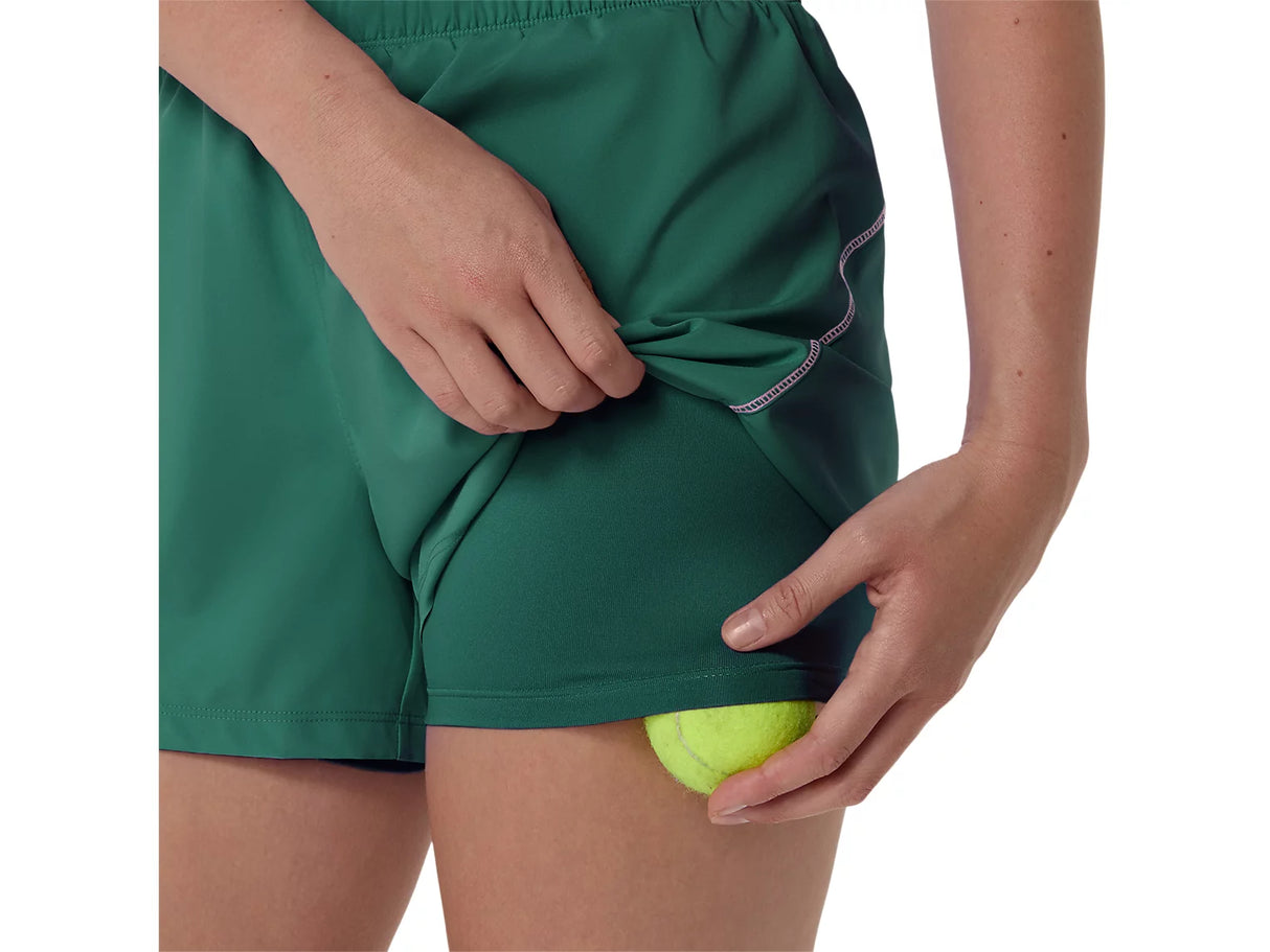 Short de padel Asics Court Short Padel 2in1 Jewel Green