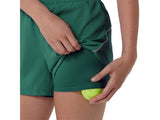 Short de padel Asics Court Short Padel 2in1 Jewel Green