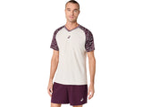Tee Shirt de Padel Asics Court SS Top - Soft Oat