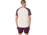 Tee Shirt de Padel Asics Court SS Top - Soft Oat