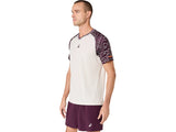 Tee Shirt de Padel Asics Court SS Top - Soft Oat