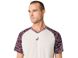 Tee Shirt de Padel Asics Court SS Top - Soft Oat