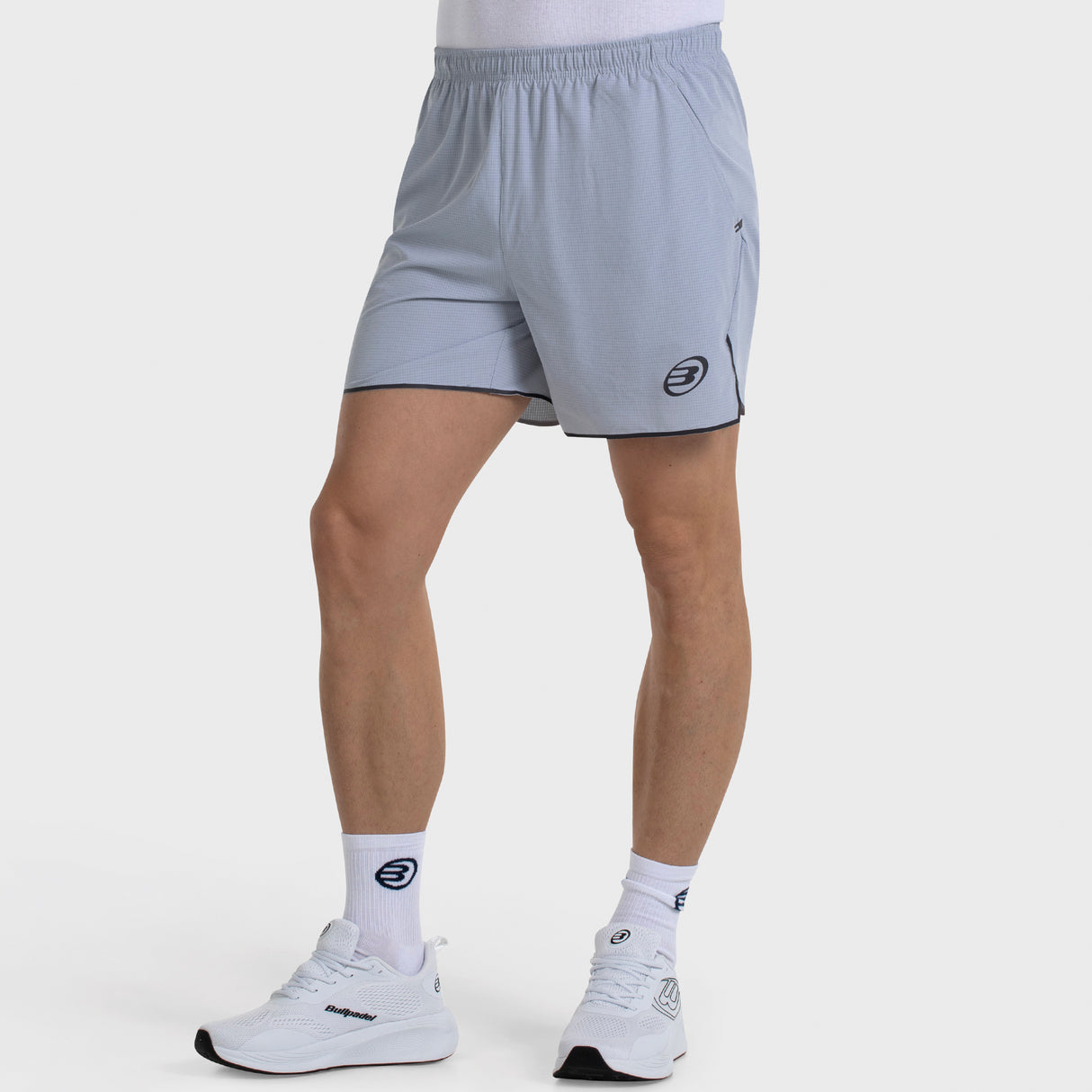 Short de padel Bullpadel Mateso Gris Claro