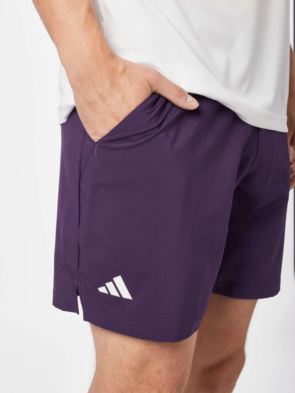 Adidas Club 3 Stripes Shorts Aurora Plum