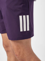 Adidas Club 3 Stripes Shorts Aurora Plum