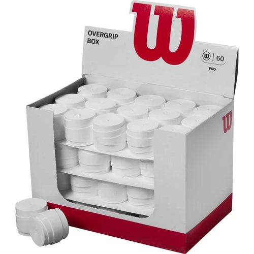 Boîte de surgrips de padel Wilson Pro Blanc x60