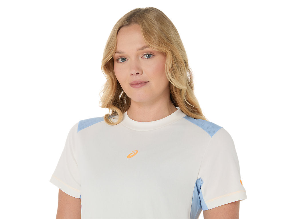 Tee Shirt Asics Padel Court SS Top Cream / Stone Wash