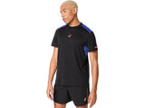 Tee Shirt Asics Padel Court SS Top Performance Black / Dark Cobalt