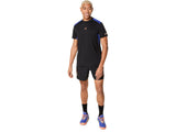 Tee Shirt Asics Padel Court SS Top Performance Black / Dark Cobalt