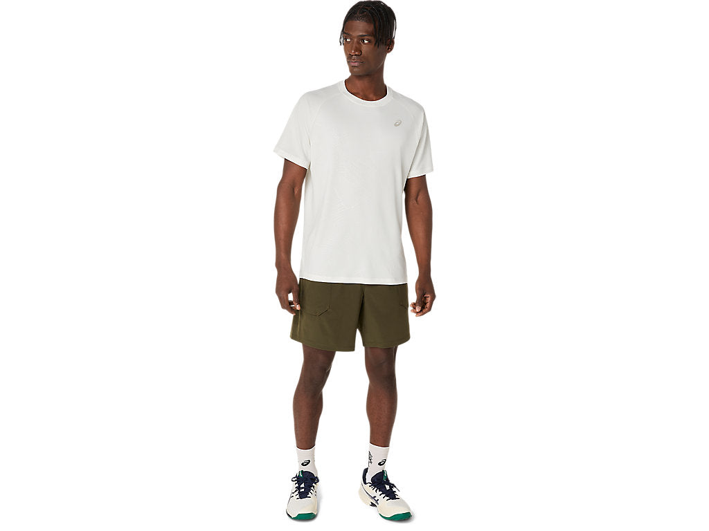 Tee Shirt Asics Game All Over Print SS Top Cream