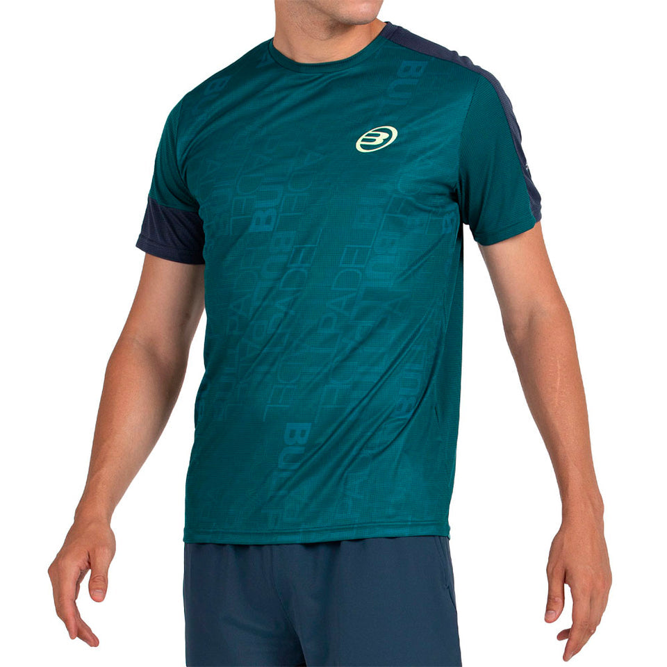Tee Shirt Bullpadel Leido Verde Oscuro