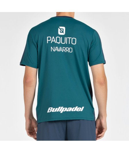Tee Shirt Bullpadel Paquito 25I Verde Oscuro