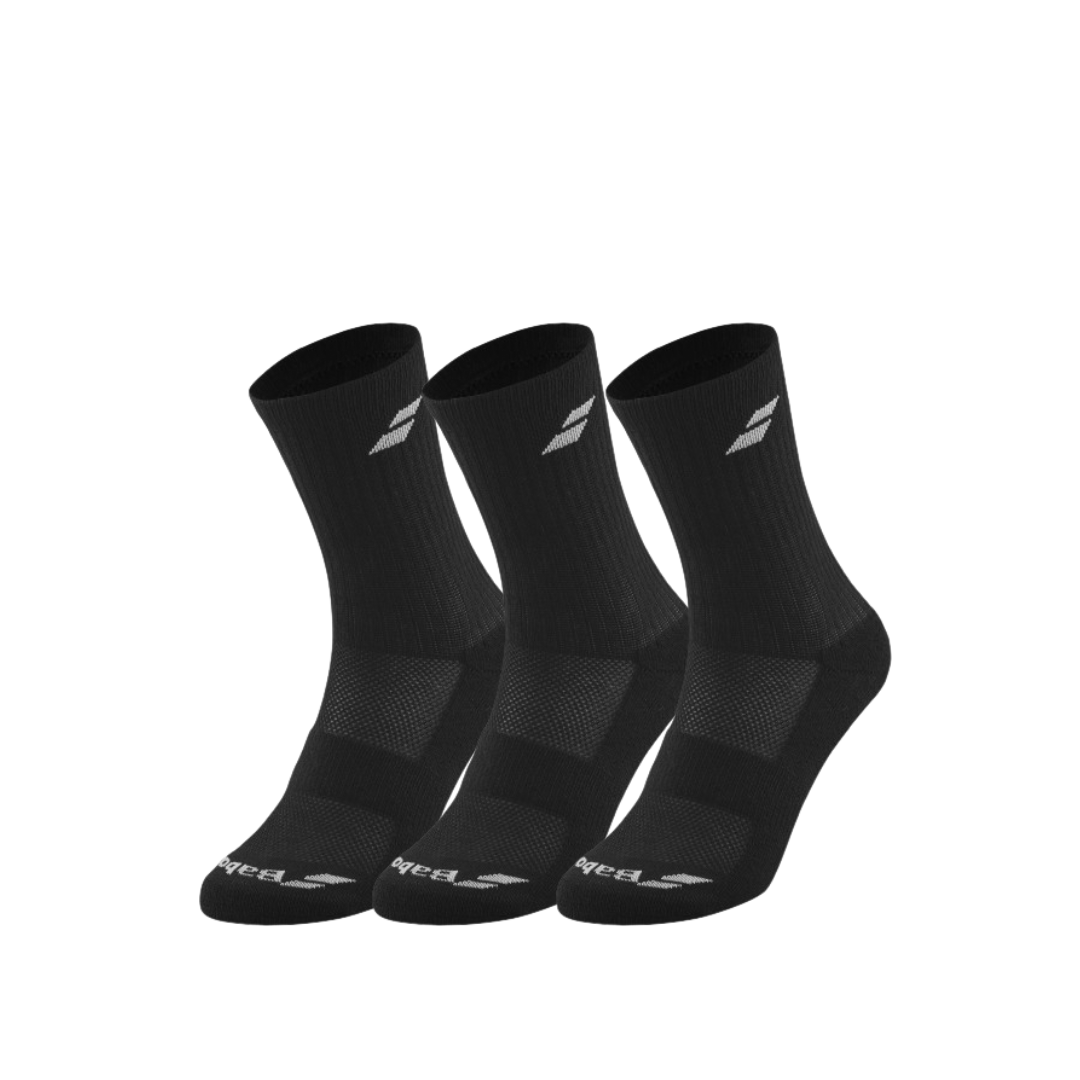 Chaussettes Hautes Babolat x3 Noir