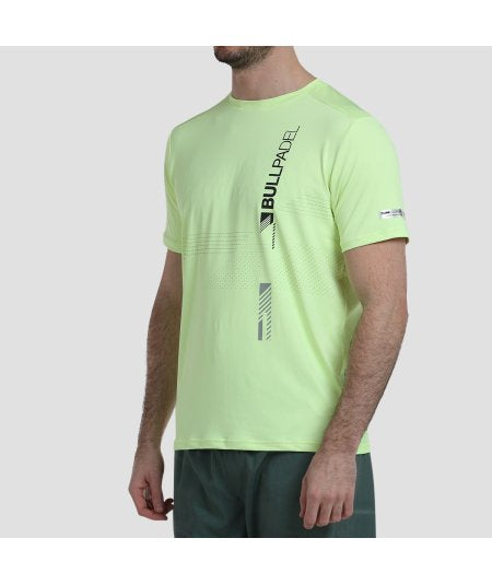 Tee Shirt Bullpadel Adive Jaune