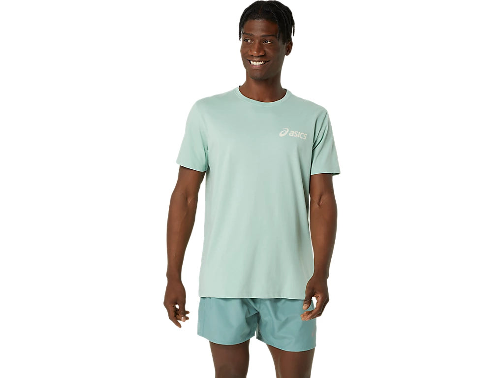 Tee Shirt Asics Chest Logo Celadon