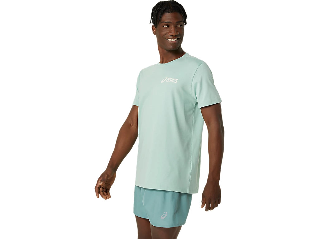 Tee Shirt Asics Chest Logo Celadon