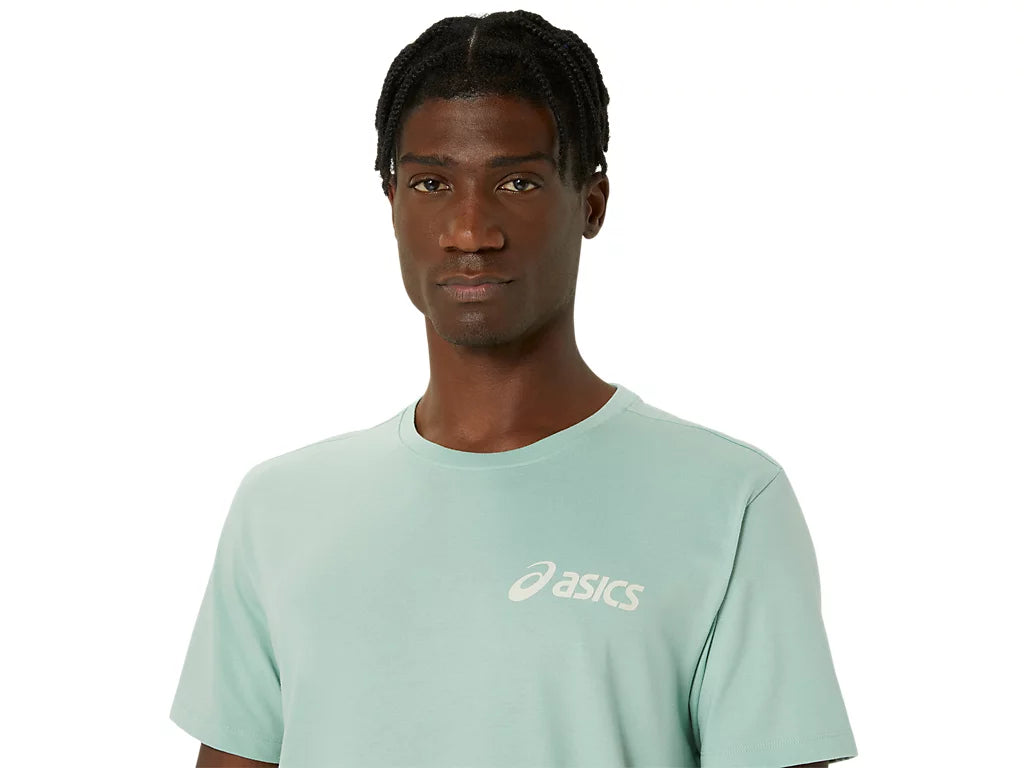 Tee Shirt Asics Chest Logo Celadon