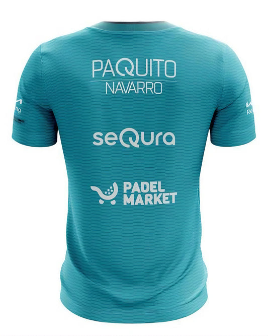 Maillot Bullpadel Paquito Navarro 2024 Turquoise