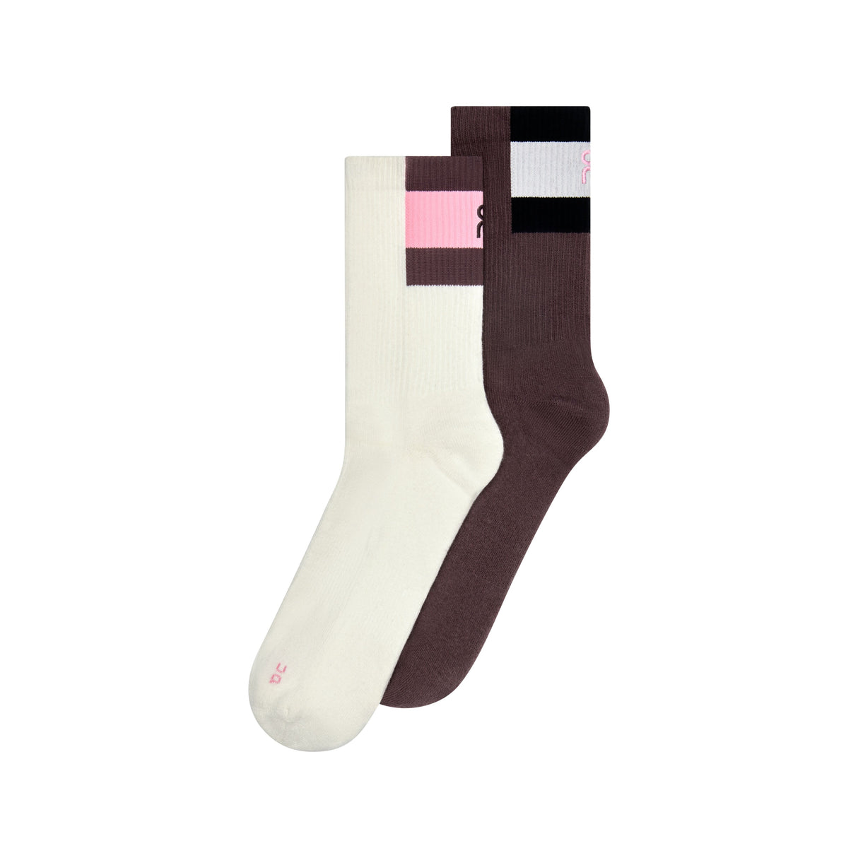 Chaussettes On Courtside Sock High Ivory / Mulberry
