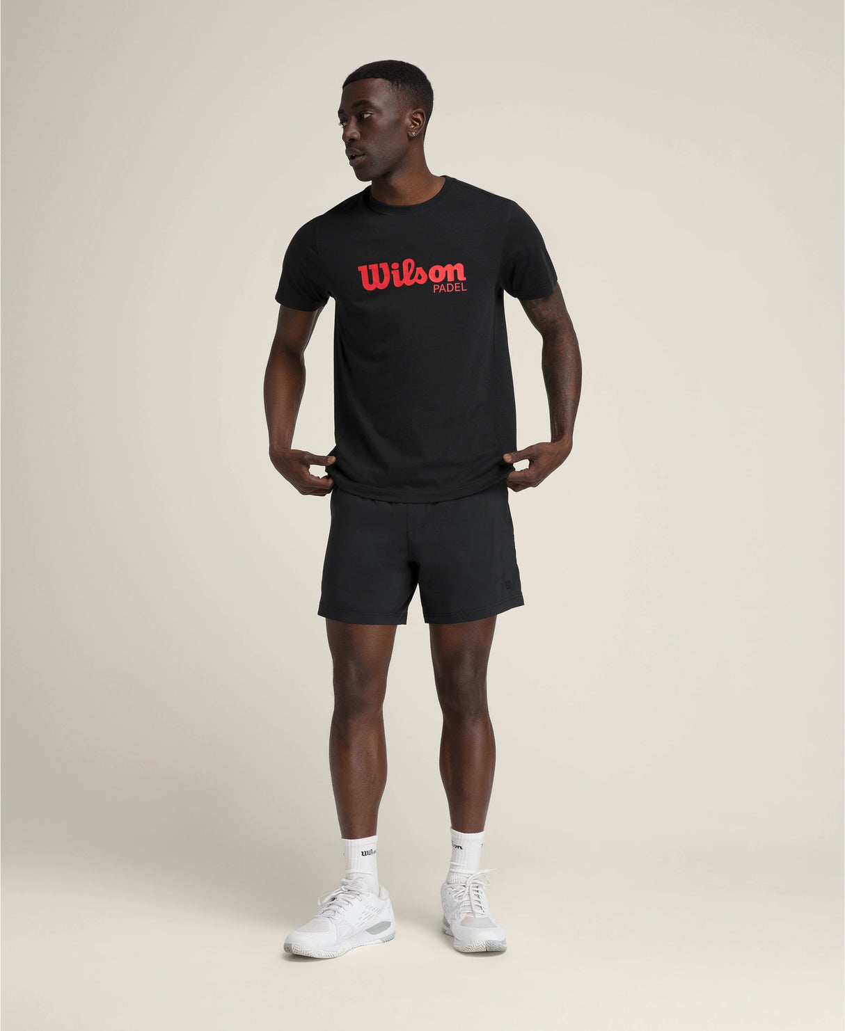 Tee Shirt Wilson Padel Noir