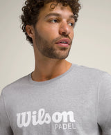 Tee Shirt Wilson Padel Gris