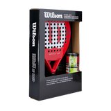 Pack de padel Wilson Optix V1 Red