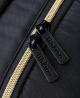 Sac à dos de padel Wilson Defy V1 noir, sac de sport avec compartiments pour raquettes et accessoires.