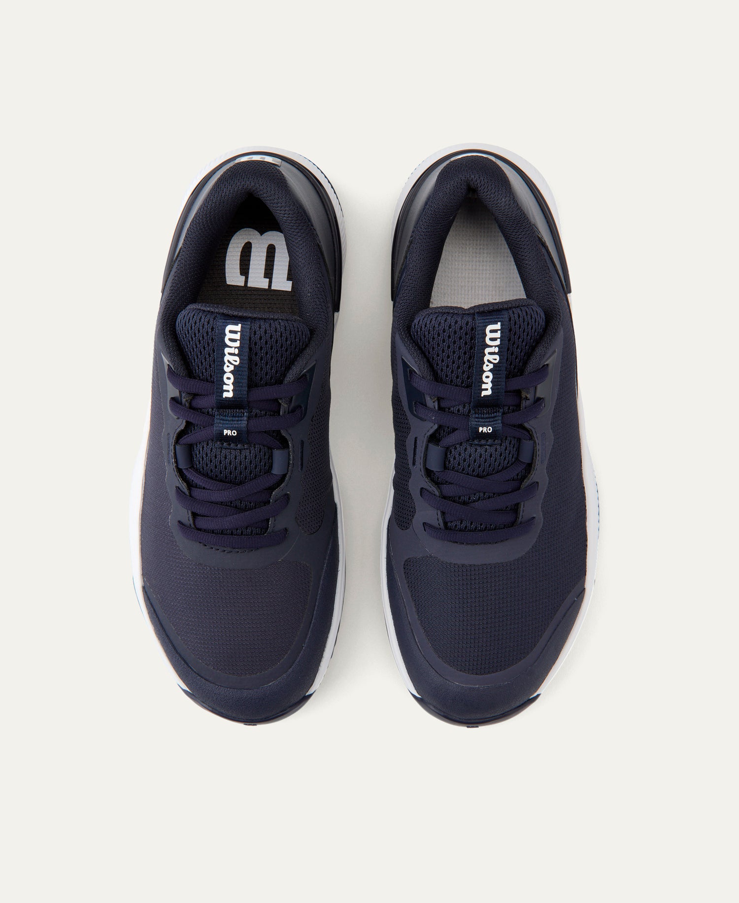 Vue latérale chaussures Wilson Intrigue Pro Clay Navy