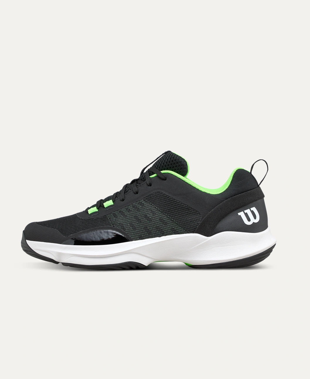 Chaussures de padel Wilson Hurakn Pro V2 Black White Green Gecko