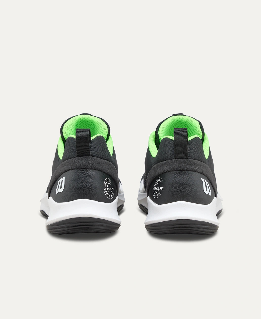 Chaussures de padel Wilson Hurakn Pro V2 Black White Green Gecko