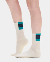Chaussettes On Courtside Sock High Ivory / Midnight