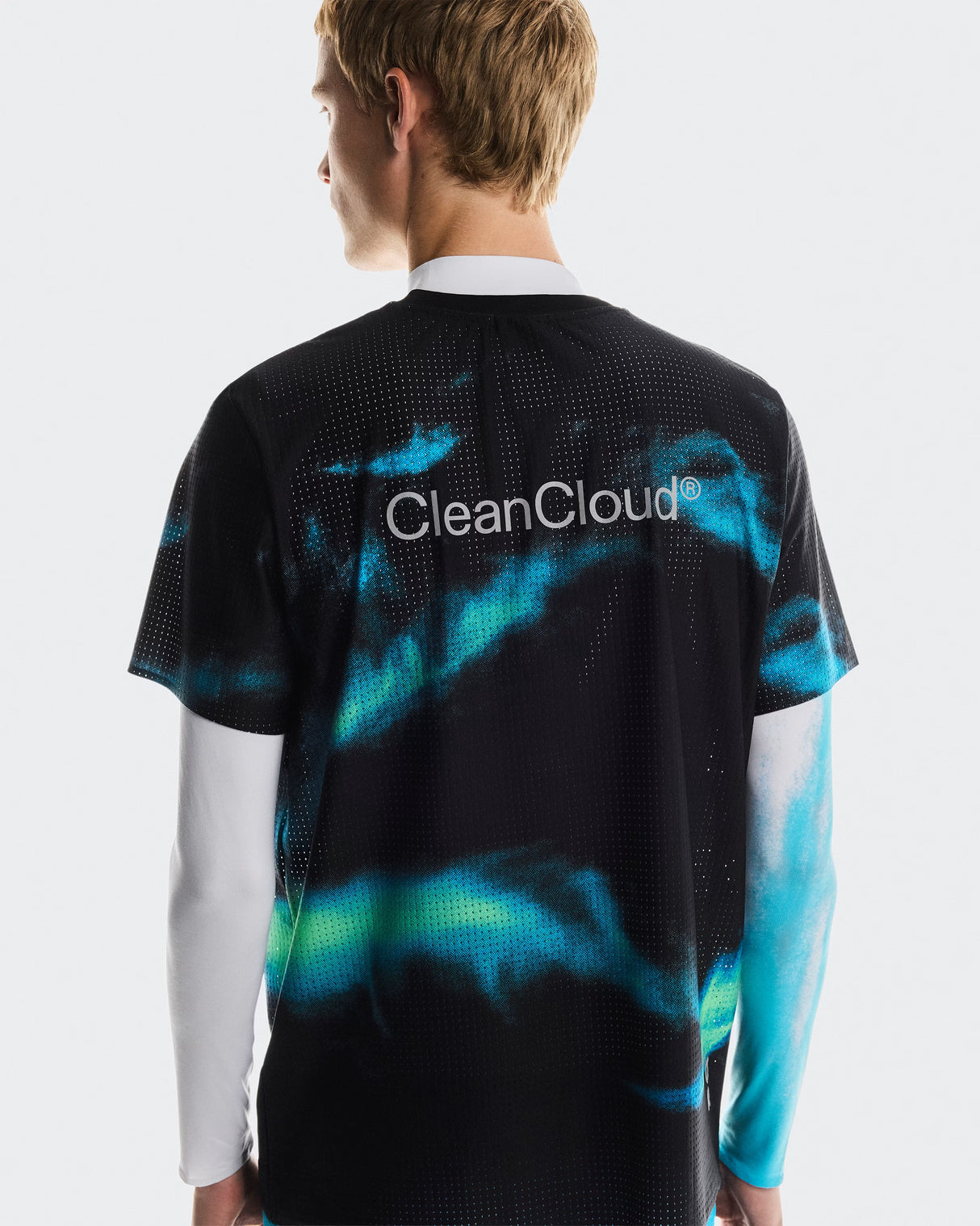 Tee Shirt On Pace Mesh T Black Horizon