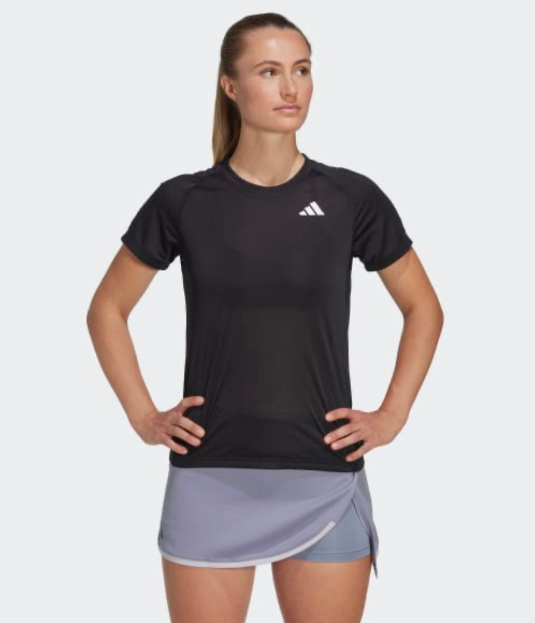 Tee shirt Adidas Club Black vue avant