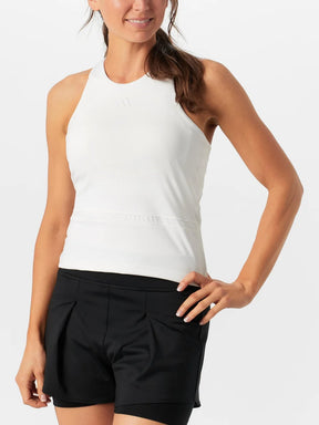 Débardeur Adidas Y Tank Midi White vue avant