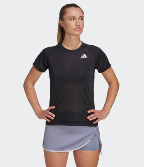 Tee shirt Adidas Club Black vue avant