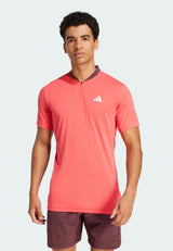 Polo Adidas Freelift Lucid Red vue avant