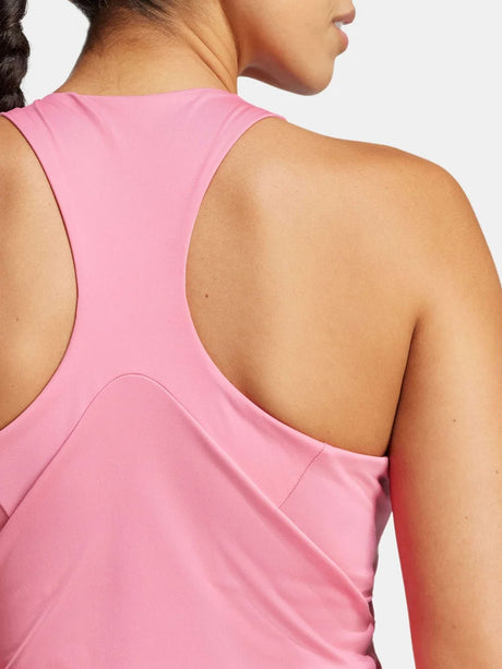 Détail matière et couture de la Robe Adidas Y Dress Pink Fusion