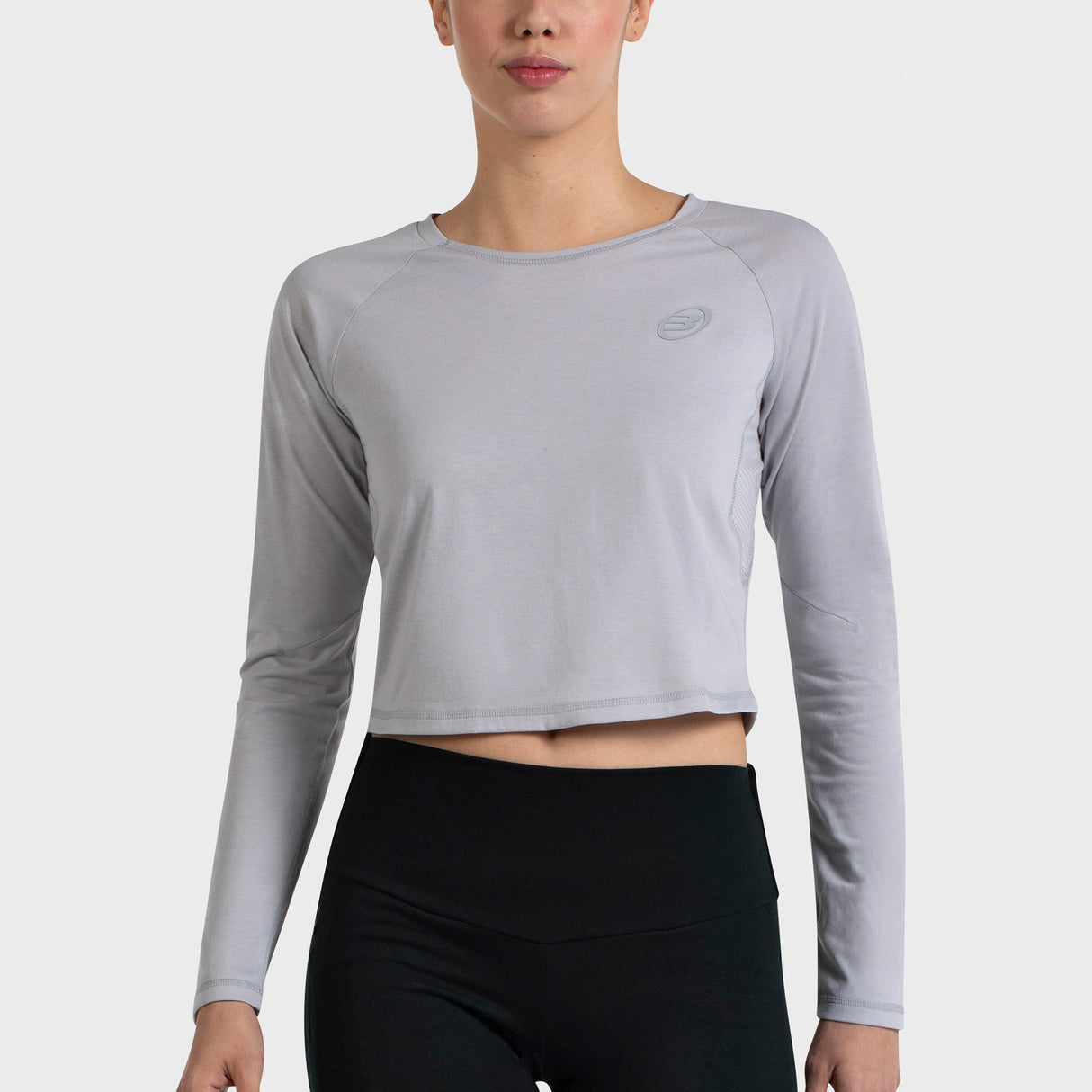 Tee Shirt de padel à manches longues Bullpadel Almo Gris Perla