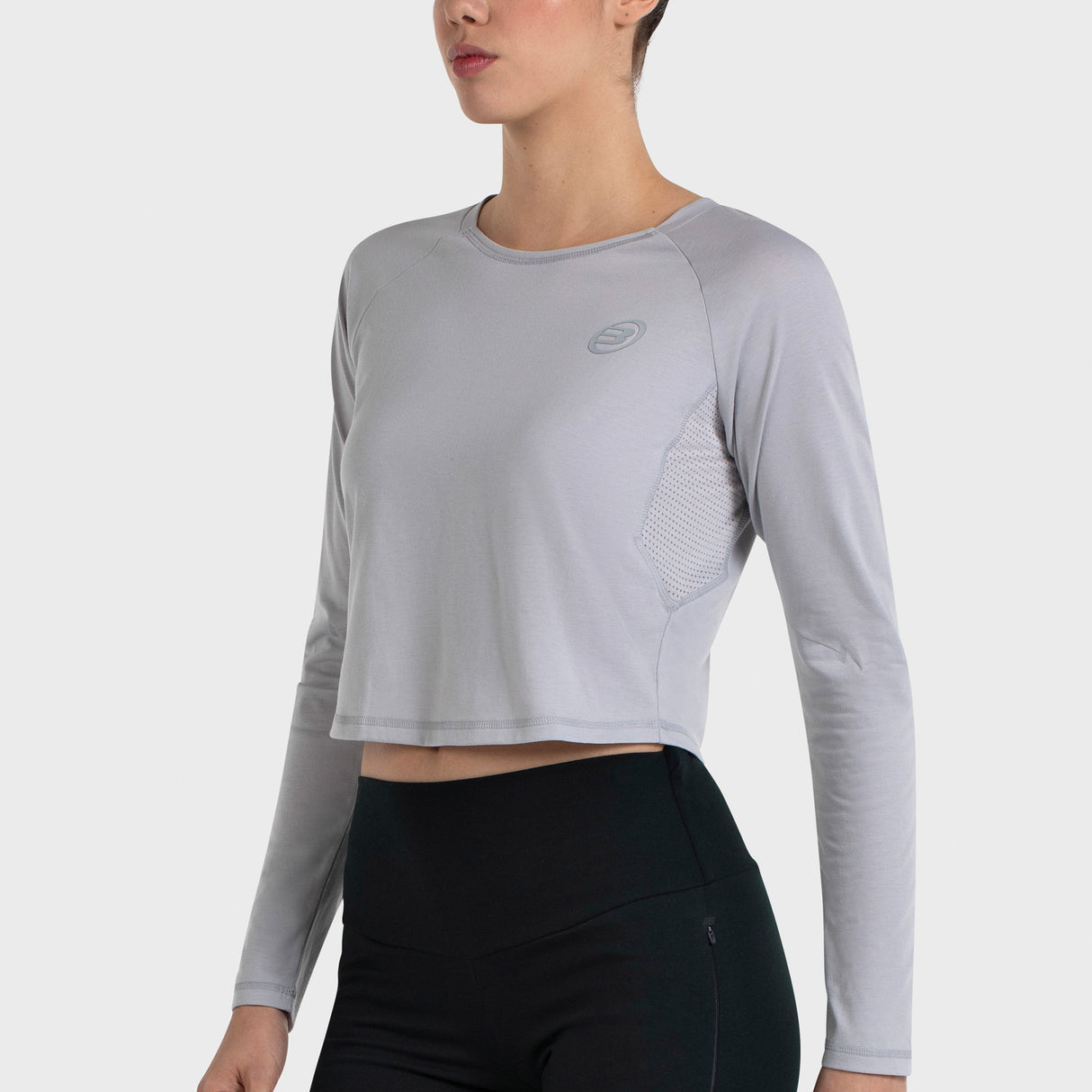 Tee Shirt de padel à manches longues Bullpadel Almo Gris Perla