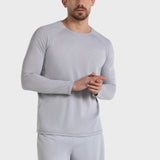 Tee Shirt de padel à manches longues Bullpadel Amer Gris Perla