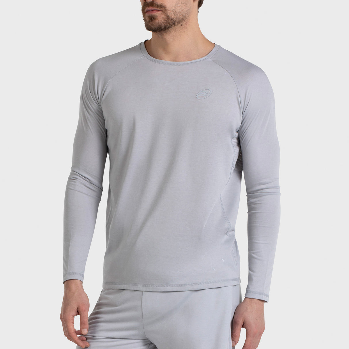 Tee Shirt de padel à manches longues Bullpadel Amer Gris Perla