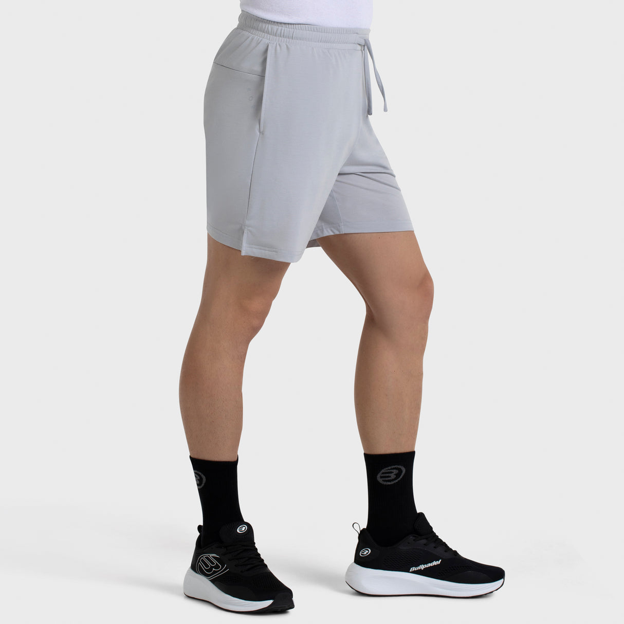Short de padel Bullpadel Ande Gris Perla