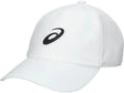 Lightweight and breathable Asics Performance Cap White for outdoor activities.

