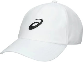 Lightweight and breathable Asics Performance Cap White for outdoor activities.

