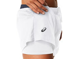 Asics Court Short Brillant White détail tissu