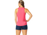 Vue arrière du Débardeur Asics Rose