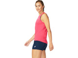 Vue latérale du Débardeur Asics Rose