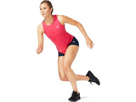 Débardeur Asics Rose porté pendant une activité sportive