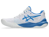 Chaussures Asics Gel Challenger 14 Clay Blue Coast porté sur terrain