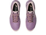 Chaussures Asics Gel Challenger 14 Padel Rose Gold porté sur terrain